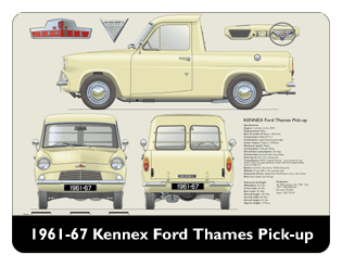 Ford Thames 5cwt Pick-up 1961-67 Mouse Mat